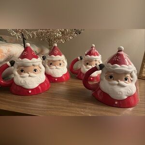Santa Claus Holiday Mugs Set - Johanna Parker